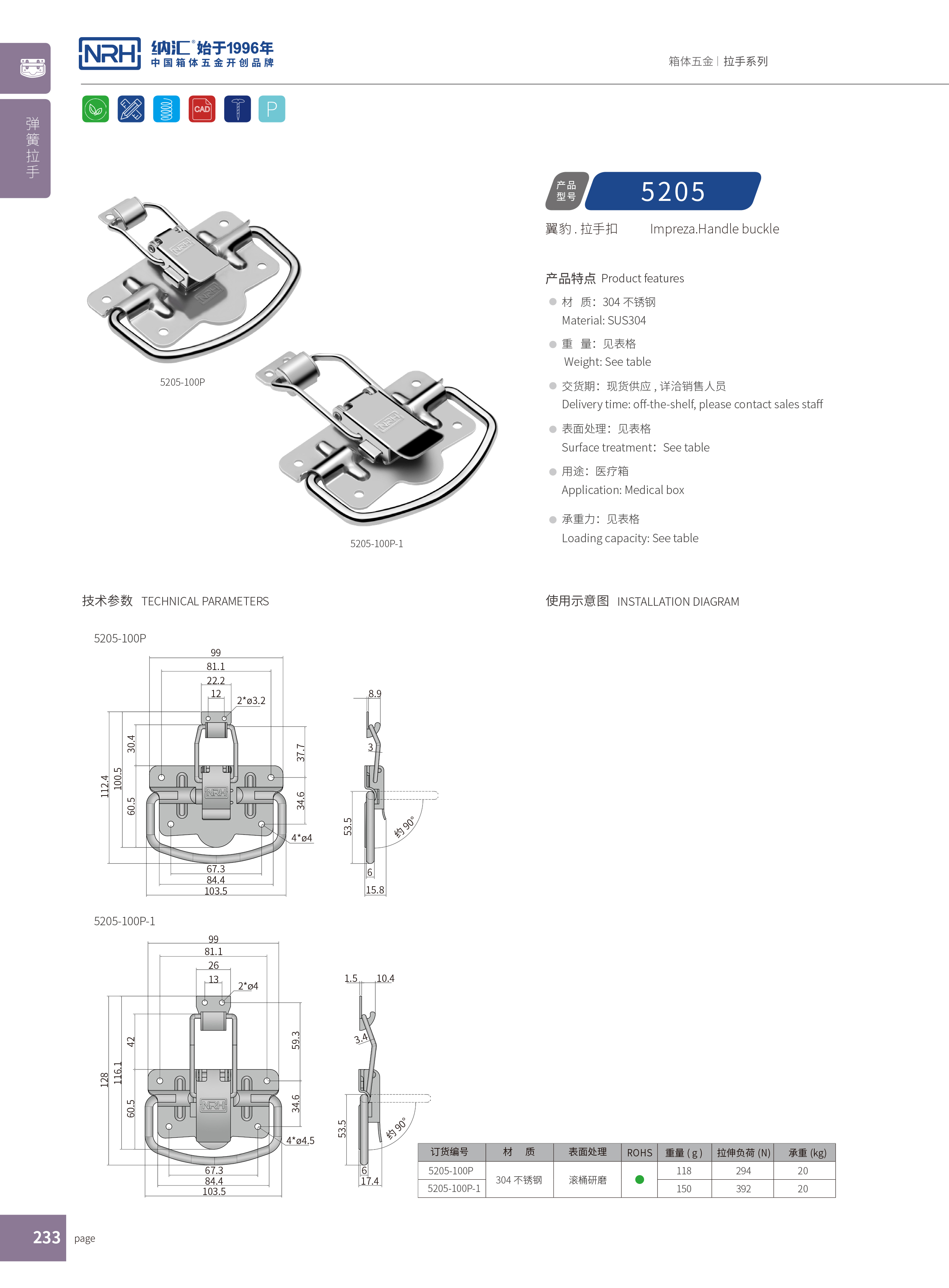 花季传媒app在线观看扣5205-100P-1五金提手_消防箱花季传媒app在线观看_NRH花季传媒app花季传媒app在线观看扣 