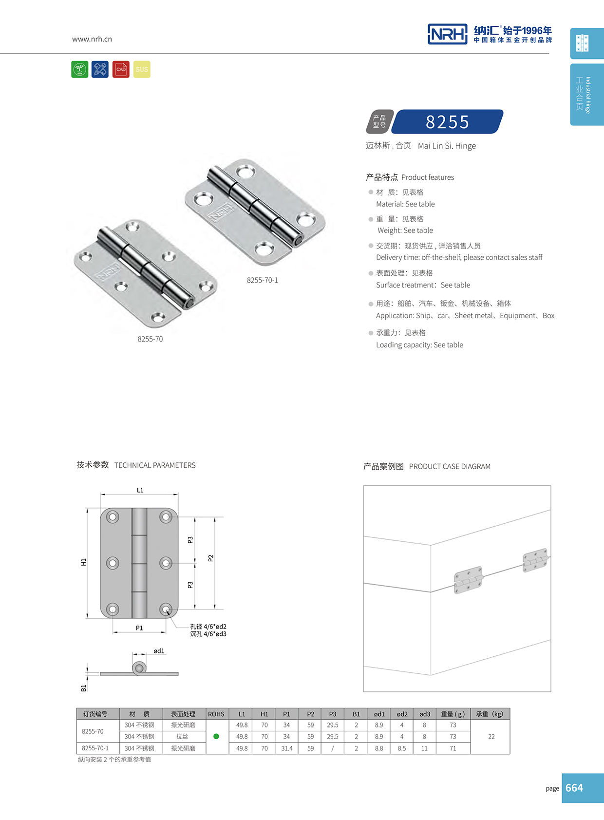 花季传媒app/NRH 不锈钢花季传媒app下载网站 8255-70